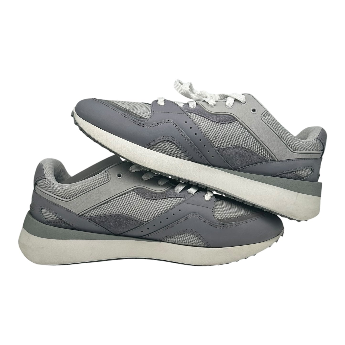 PREOWNED DIOR B29 GREY MESH SUEDE SIZE 45 (12US)