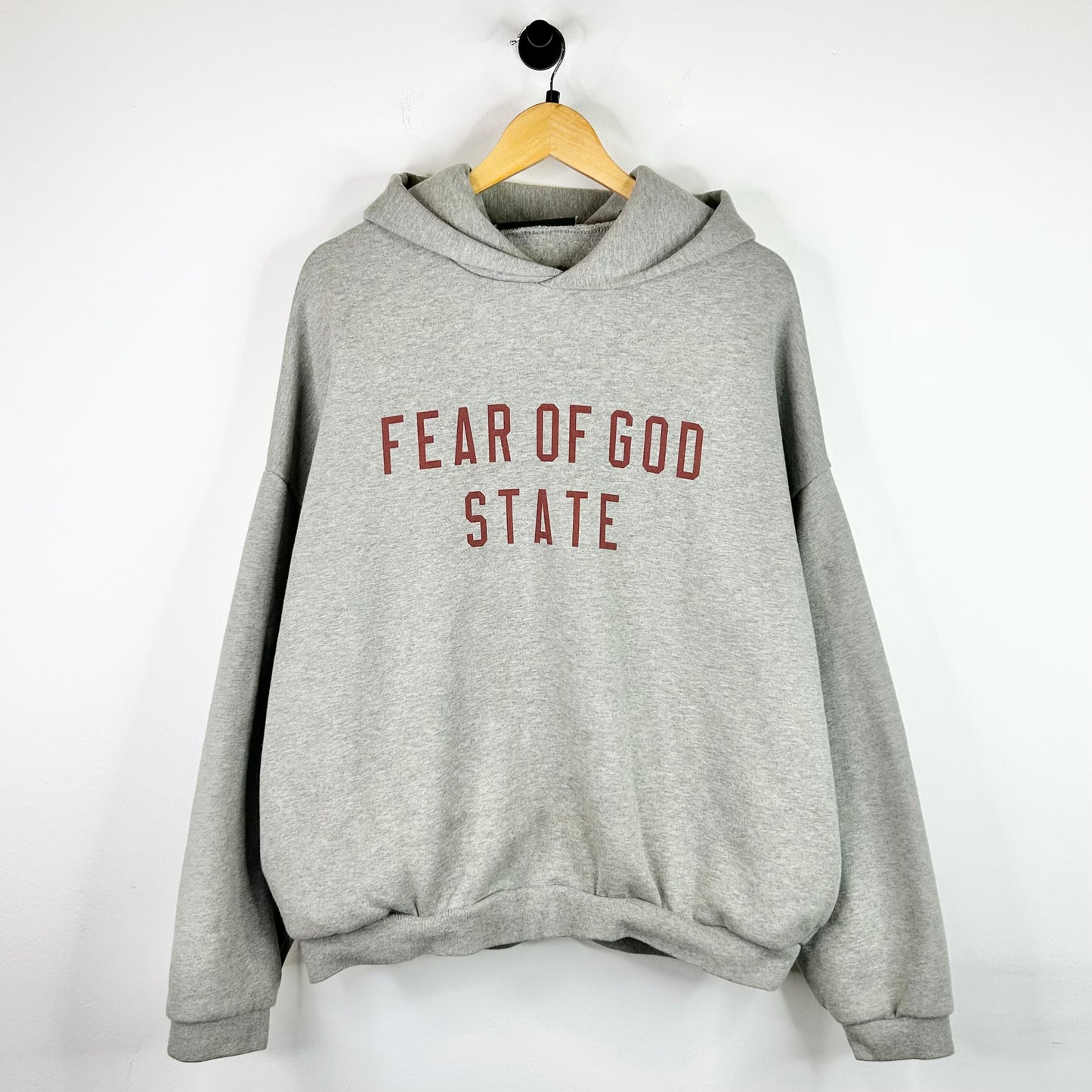 FEAR OF GOD STATE GREY HOODIE
