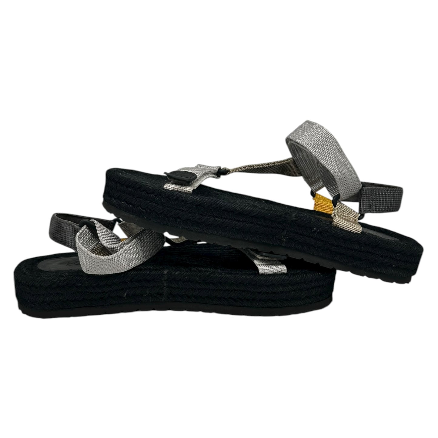 LOEWE BLACK STRAP SANDALS