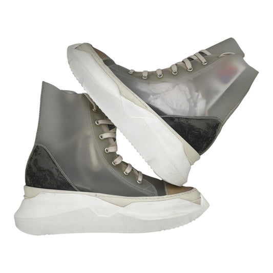 PREOWNED RICK OWENS TRANSLUSCENT ABSTRACT RAMONE HIGH