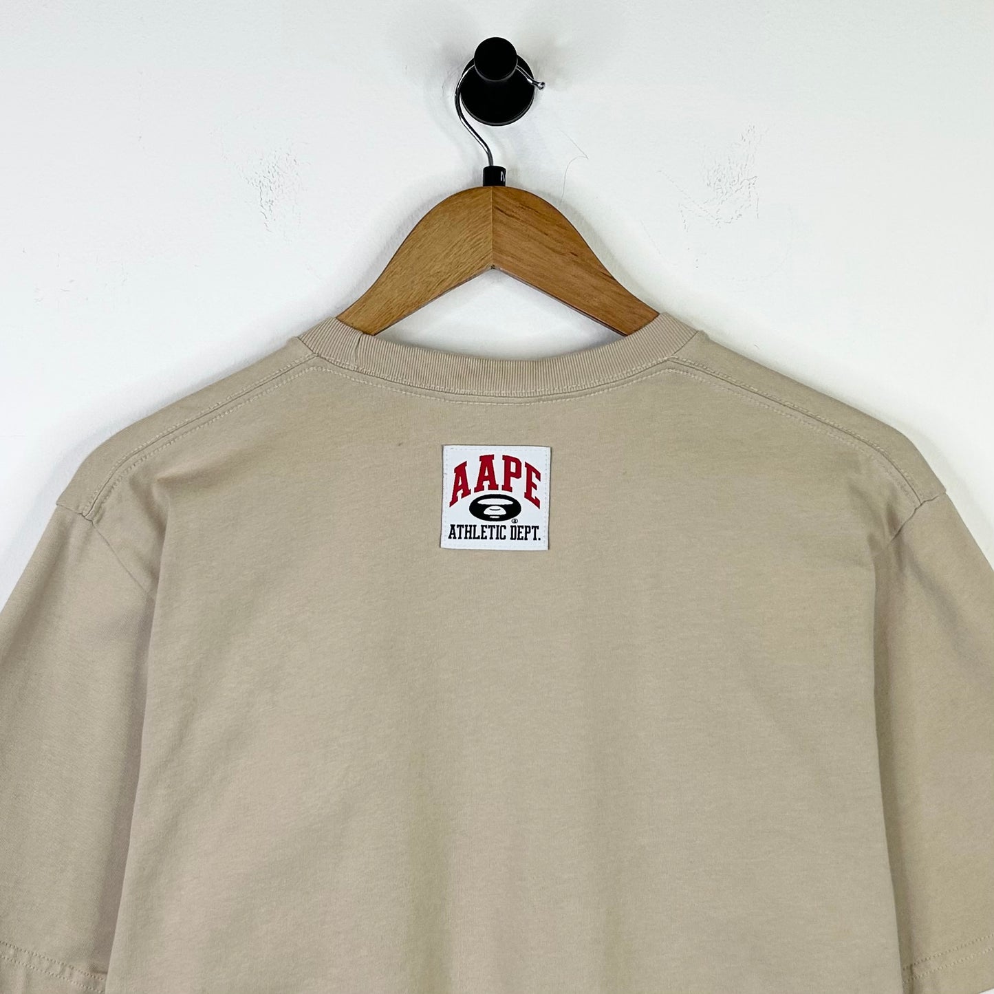 AAPE PATCH TEE TAN