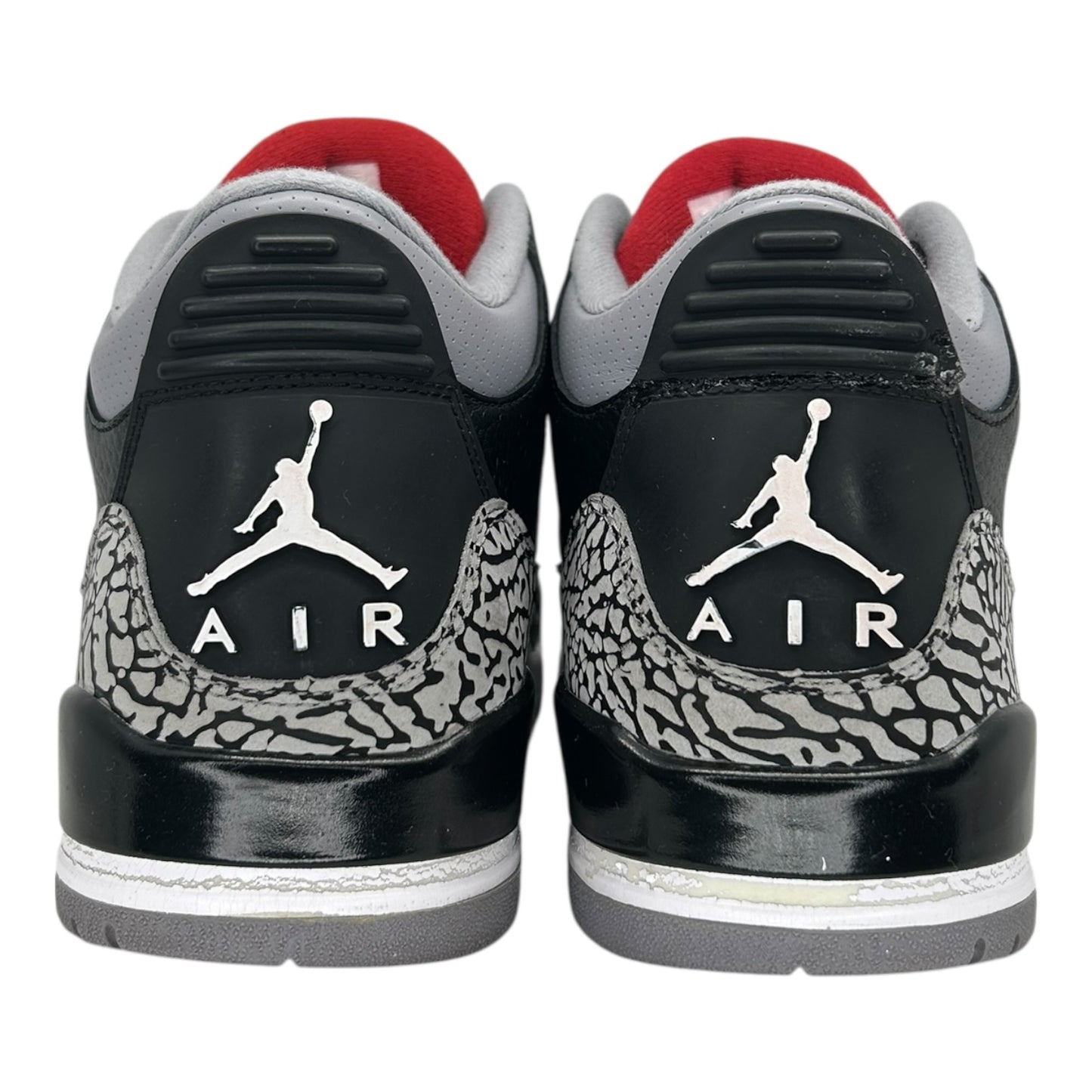 PREOWNED AIR JORDAN 3 BLACK CEMENT