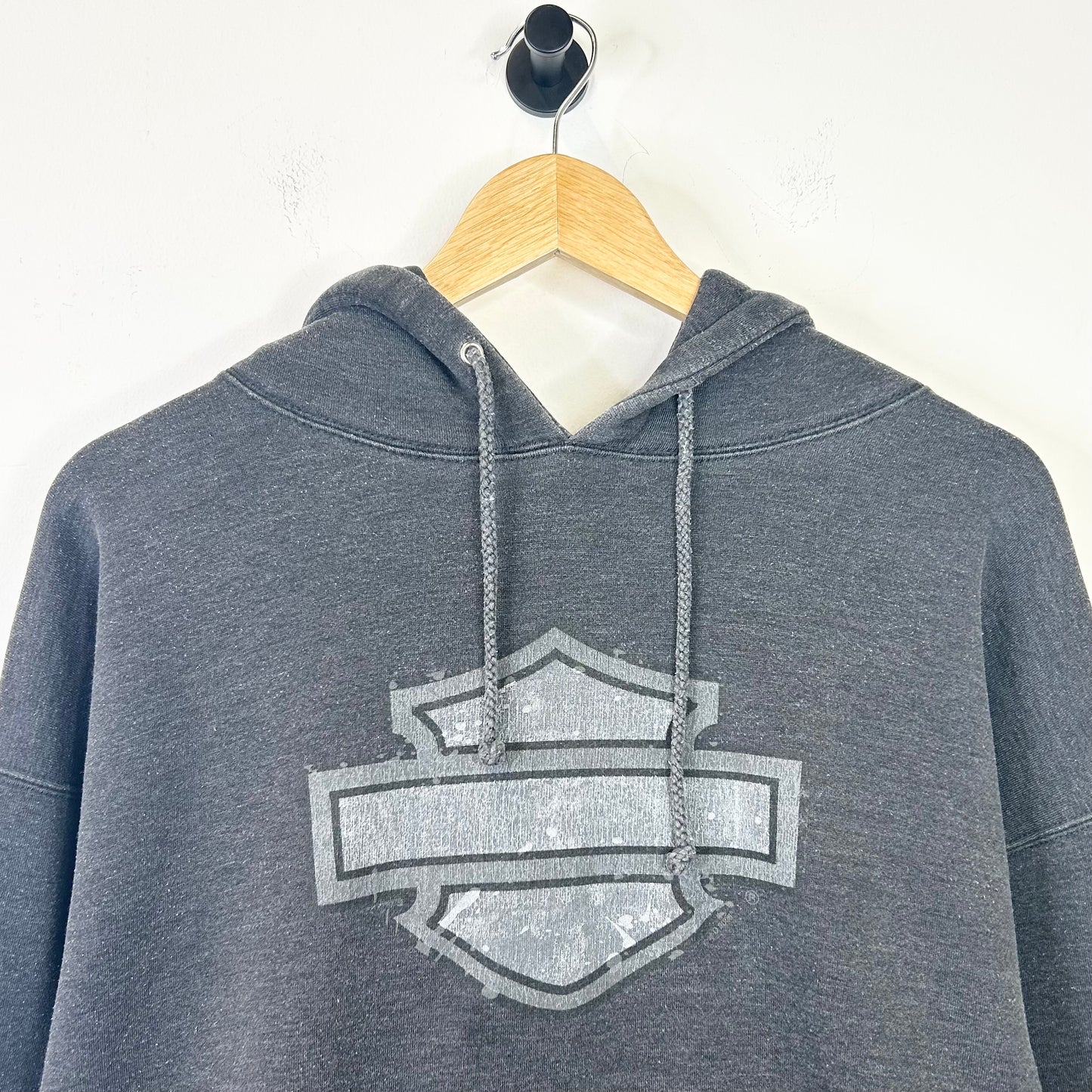 HARLEY DAVIDSON MANITOWOC GREY LOGO HOODIE