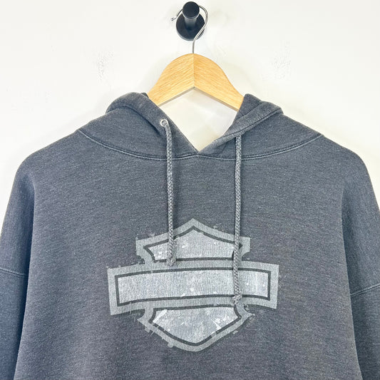 HARLEY DAVIDSON MANITOWOC GREY LOGO HOODIE