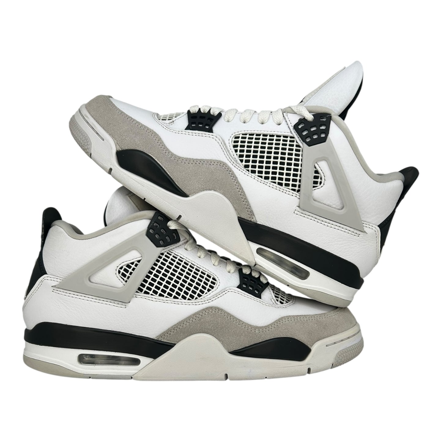 PREOWNED JORDAN 4 MILITARY BLACK