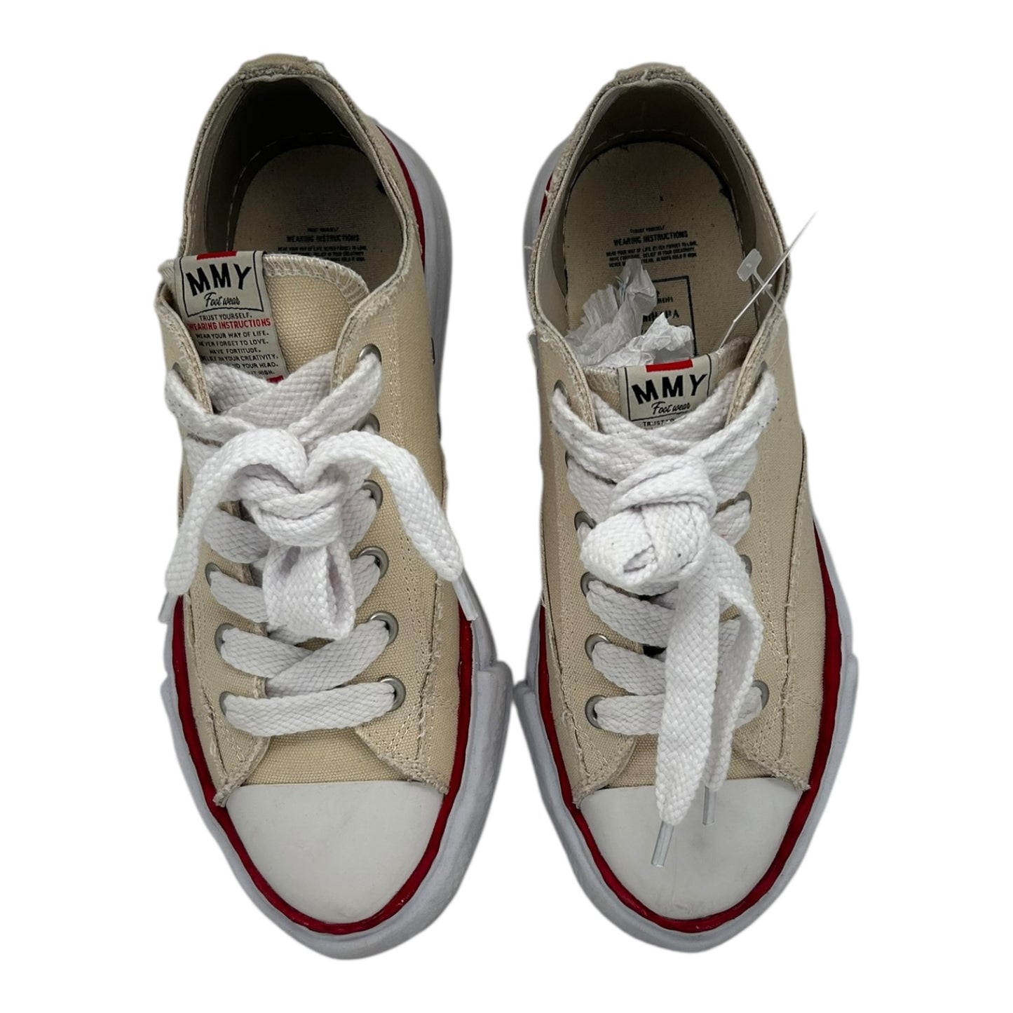 PREOWNED MAISON MIHARA SOLE CANVAS LOW TAN
