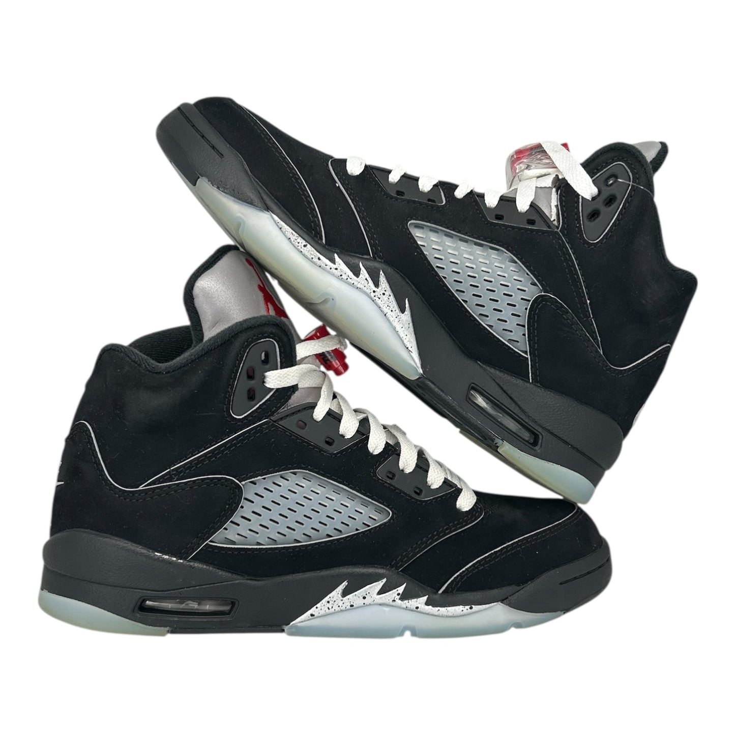 PREOWNED JORDAN 5 BLACK METALLIC REIMAGINED
