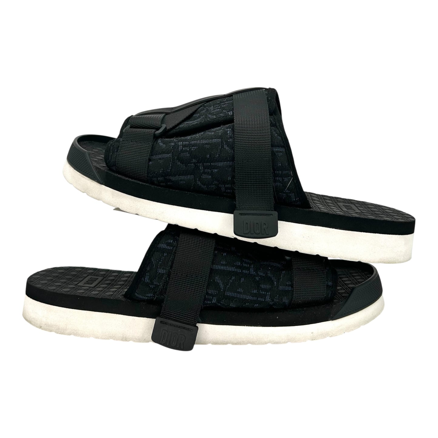 PREOWNED DIOR ALPHA SANDAL BLACK