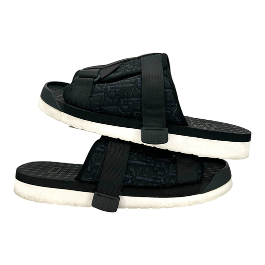 PREOWNED DIOR ALPHA SANDAL BLACK