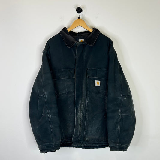 CARHARTT BLACK WASH CHORE JACKET