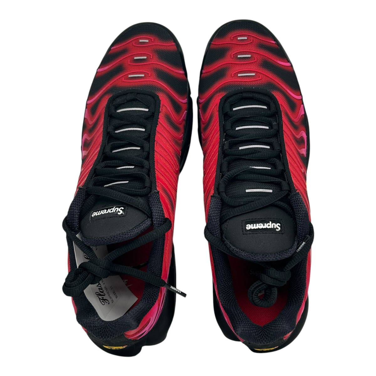 PREOWNED SUPREME x NIKE AIR MAX PLUS TN FIRE PINK