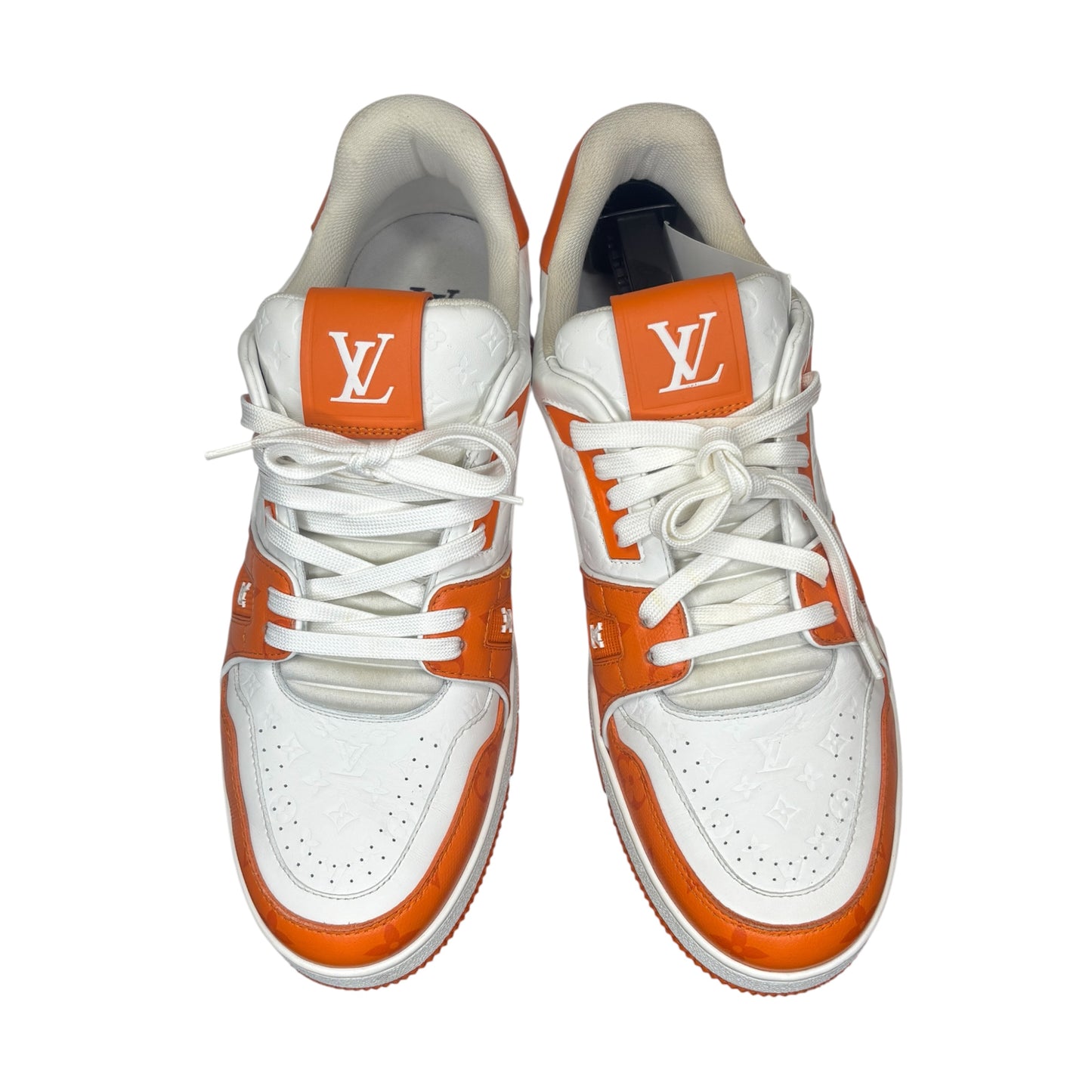 PREOWNED LOUIS VUITTON ORANGE MONOGRAM TRAINER