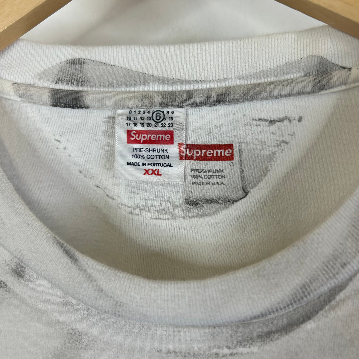 PC SUPREME MM6 BOX LOGO T SHIRT