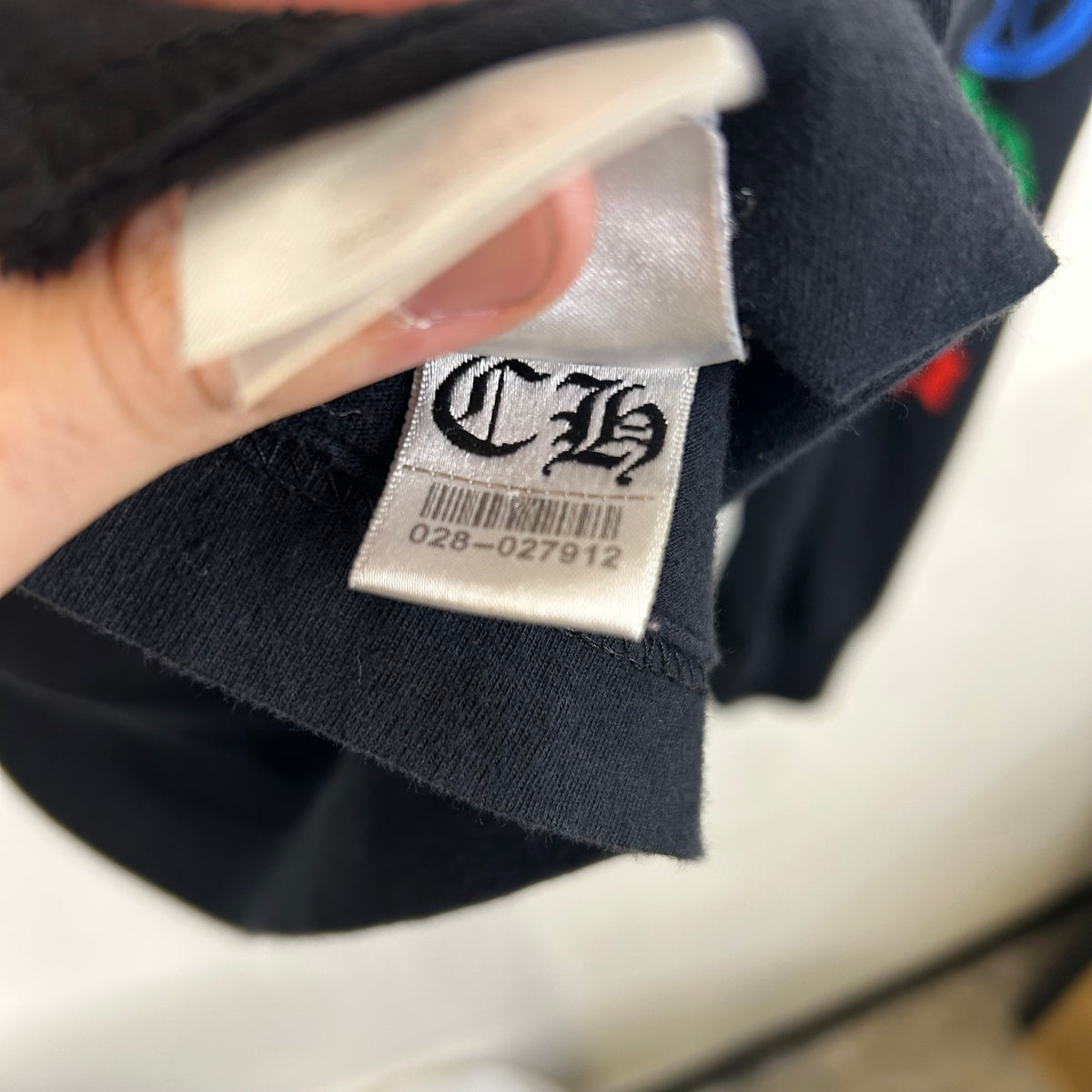 CHROME HEARTS MULTI COLOR CROSS LONG SLEEVE