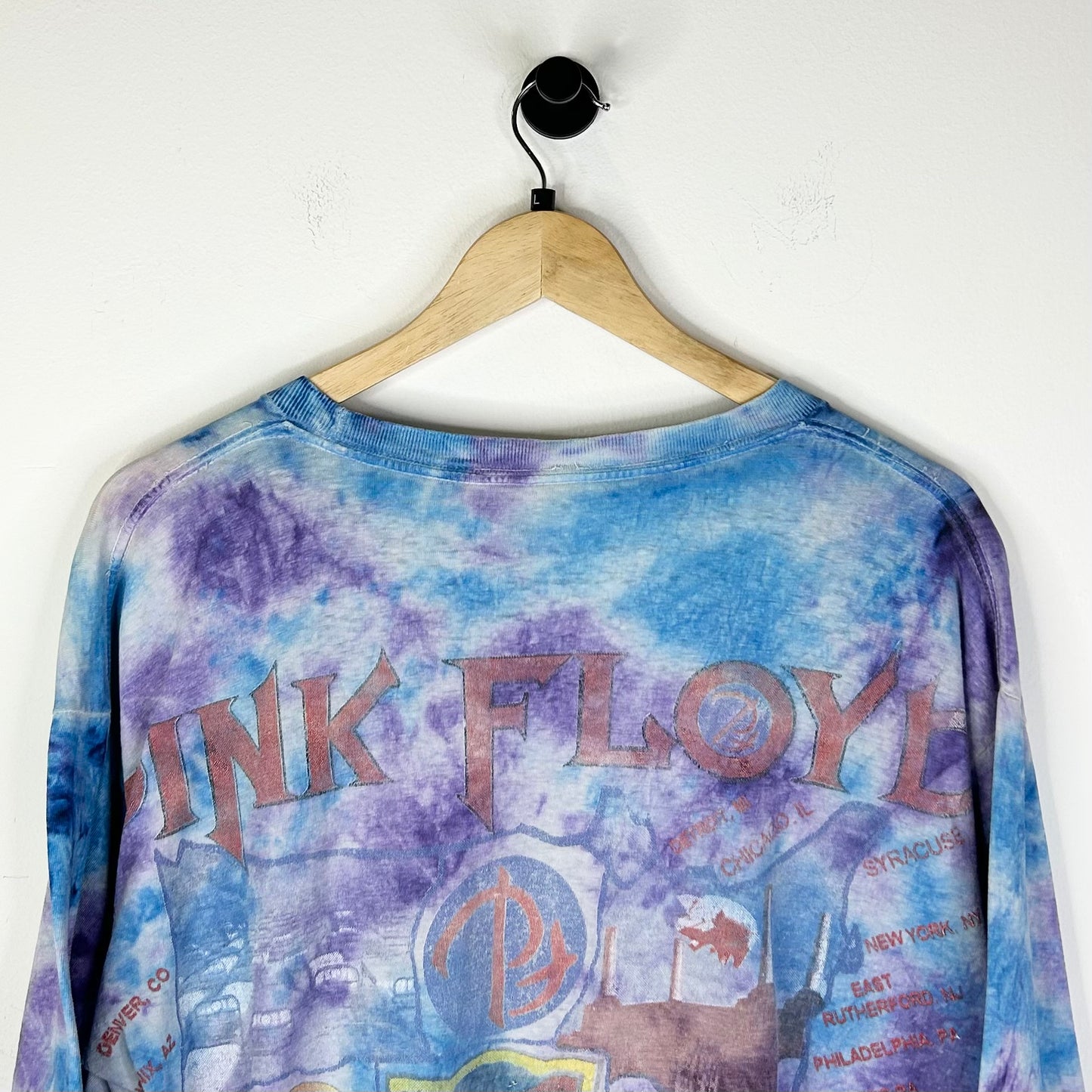 1994 PINK FLOYD THE DIVISION BELL TOUR TIE DYE T-SHIRT