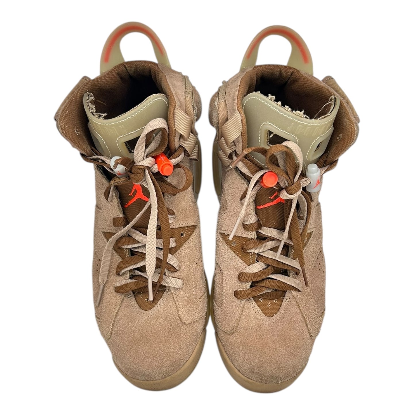 PREOWNED JORDAN 6 TRAVIS SCOTT BRITISH KHAKI