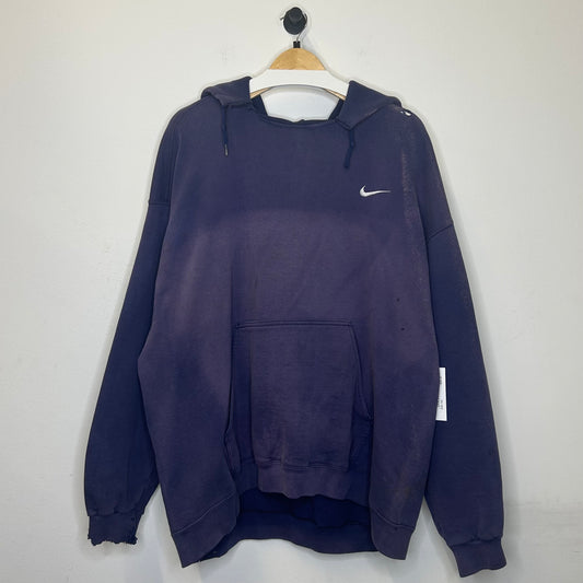 NIKE VINTAGE DISTRESSED BLUE HOODIE