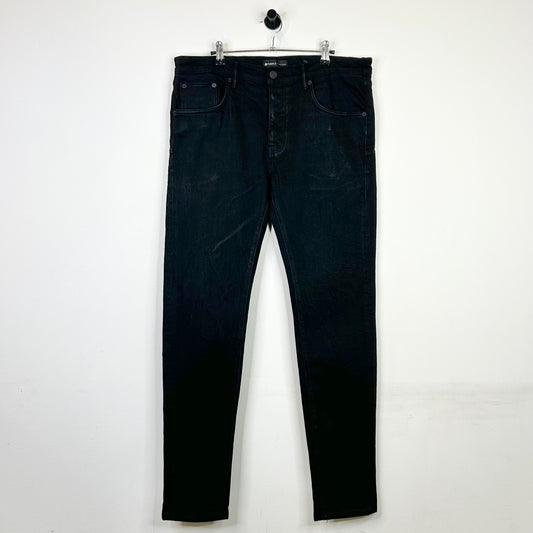 PURPLE BRAND BASIC BLACK JEANS