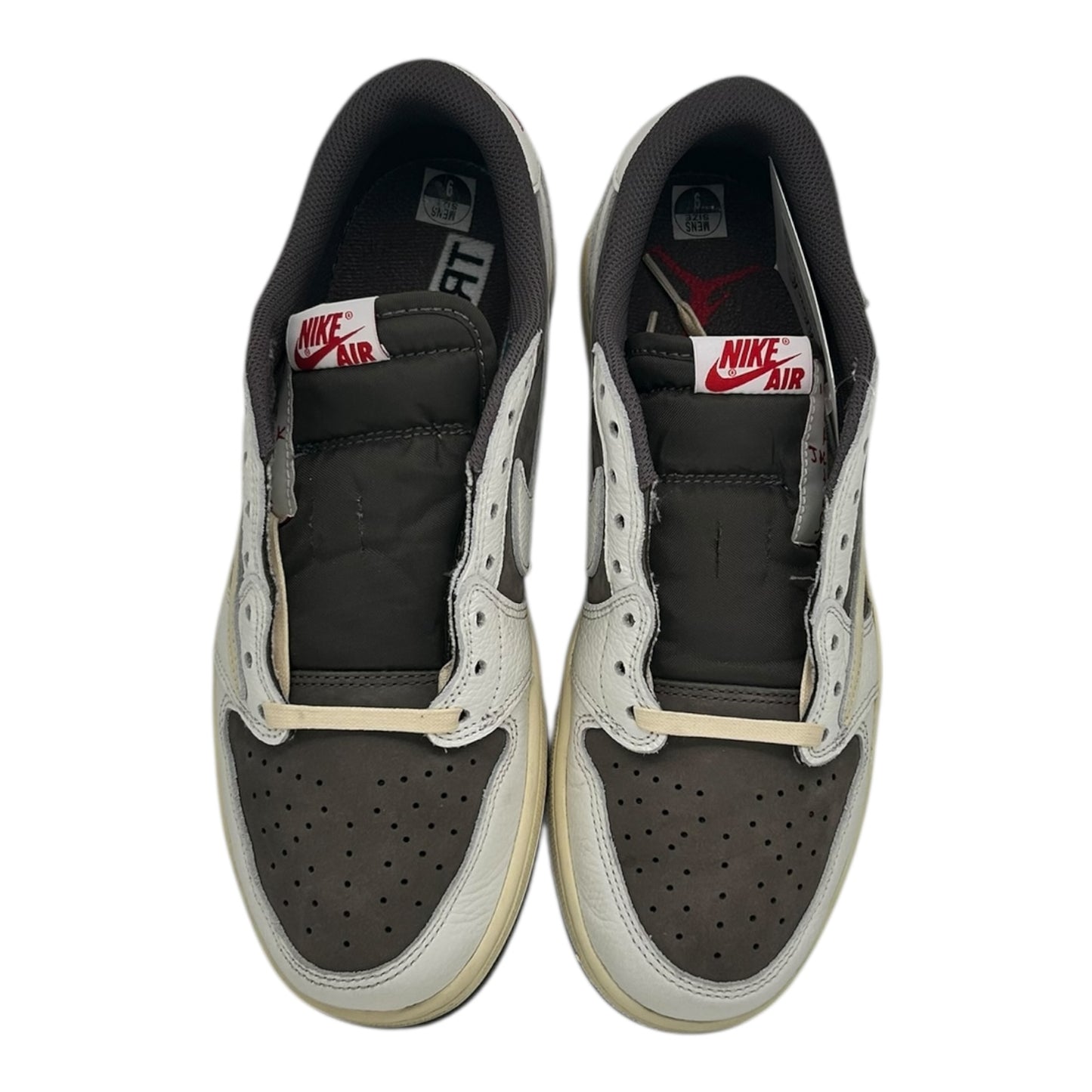 PREOWNED JORDAN 1 LOW X TRAVIS SCOTT REVERSE MOCHA