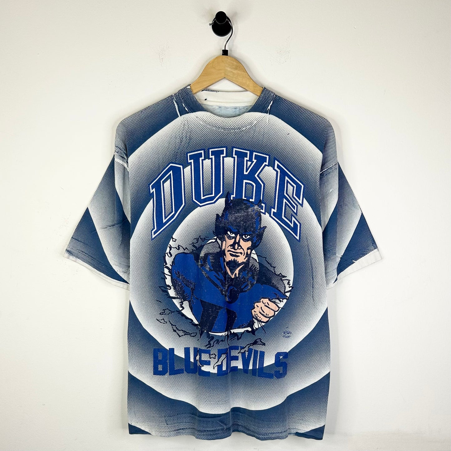 DUKE BLUE DEVILS AOP CIRCLE TEE