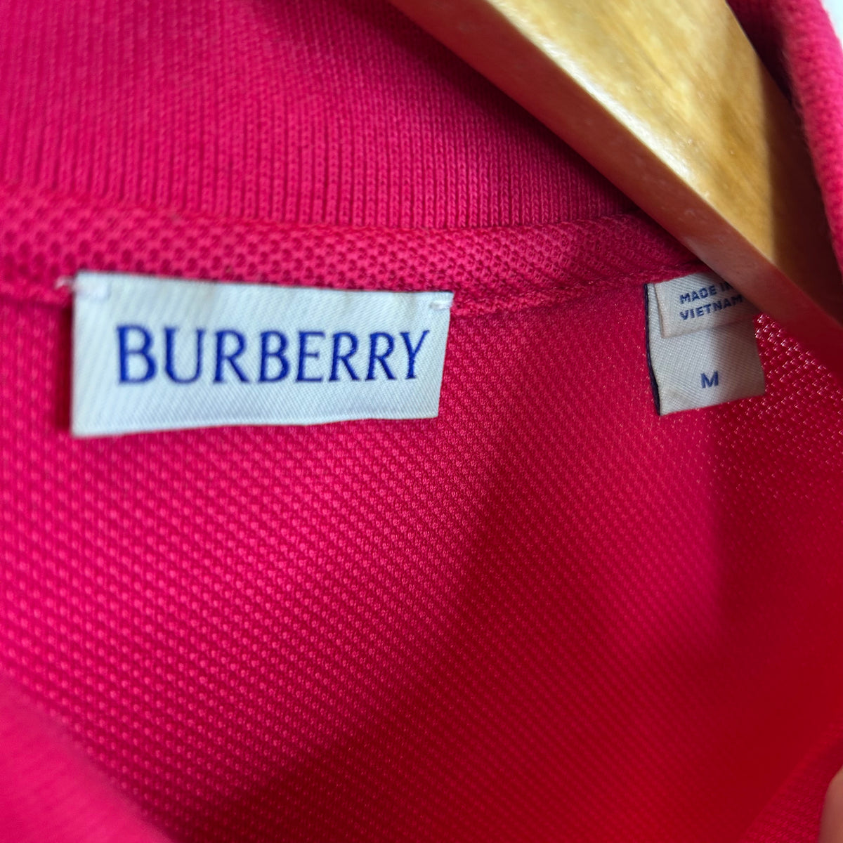BURBERRY COTTEN PIQUE POLO SHIRT