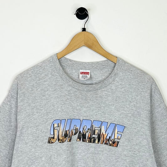 SUPREME GOTHAM TEE ASH GREY