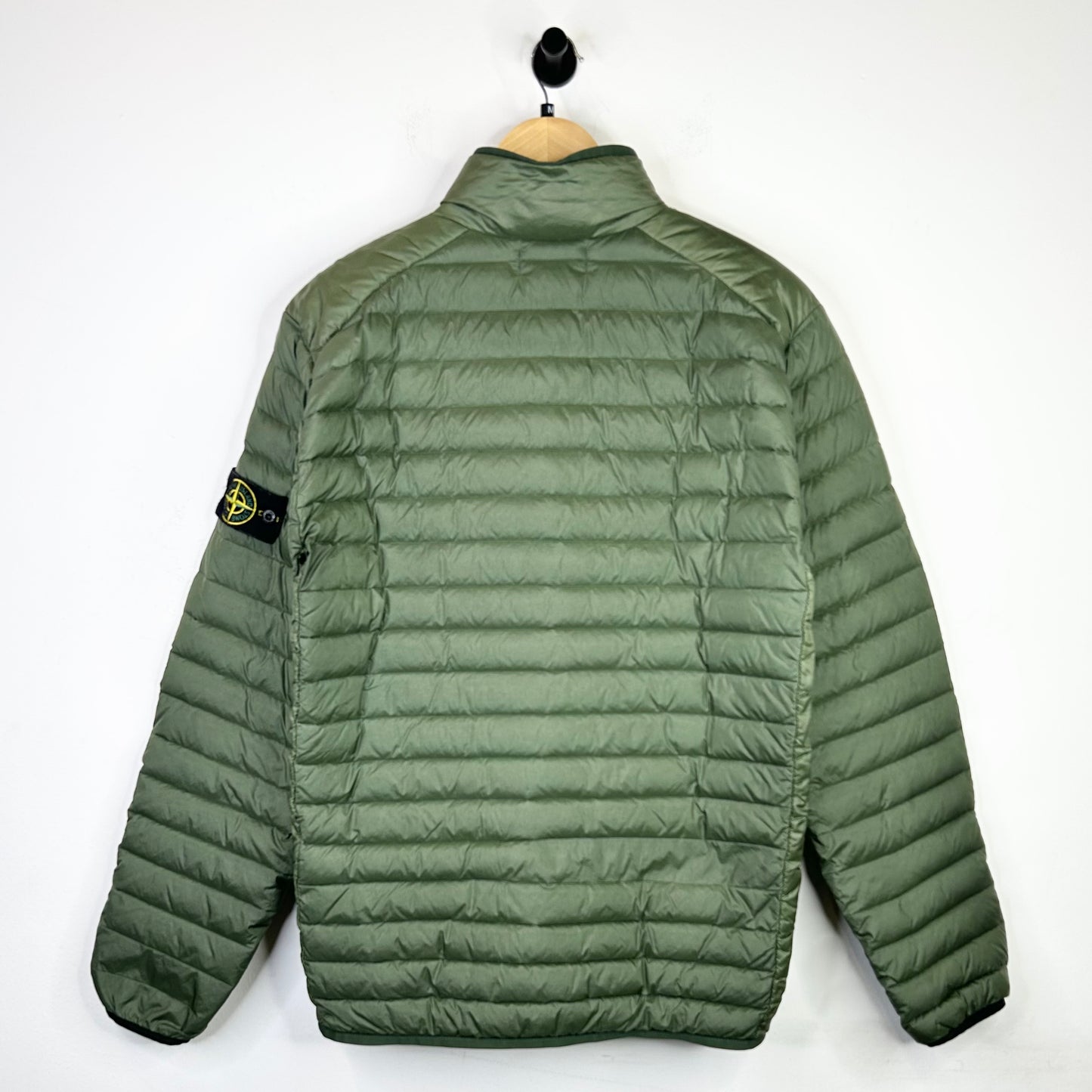 STONE ISLAND OLIVE DOWN JACKET
