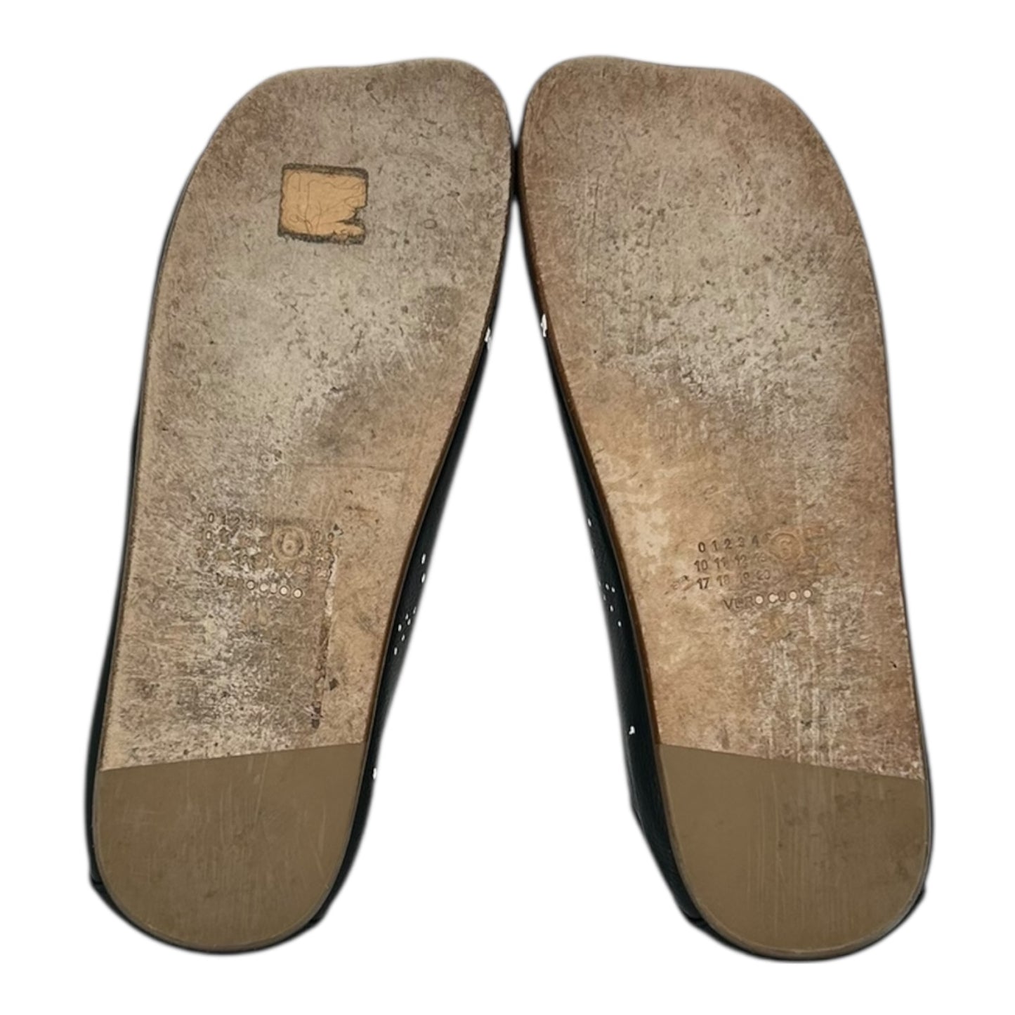 PREOWNED MAISON MARGIELA PAINT PLATTER BLACK TABI