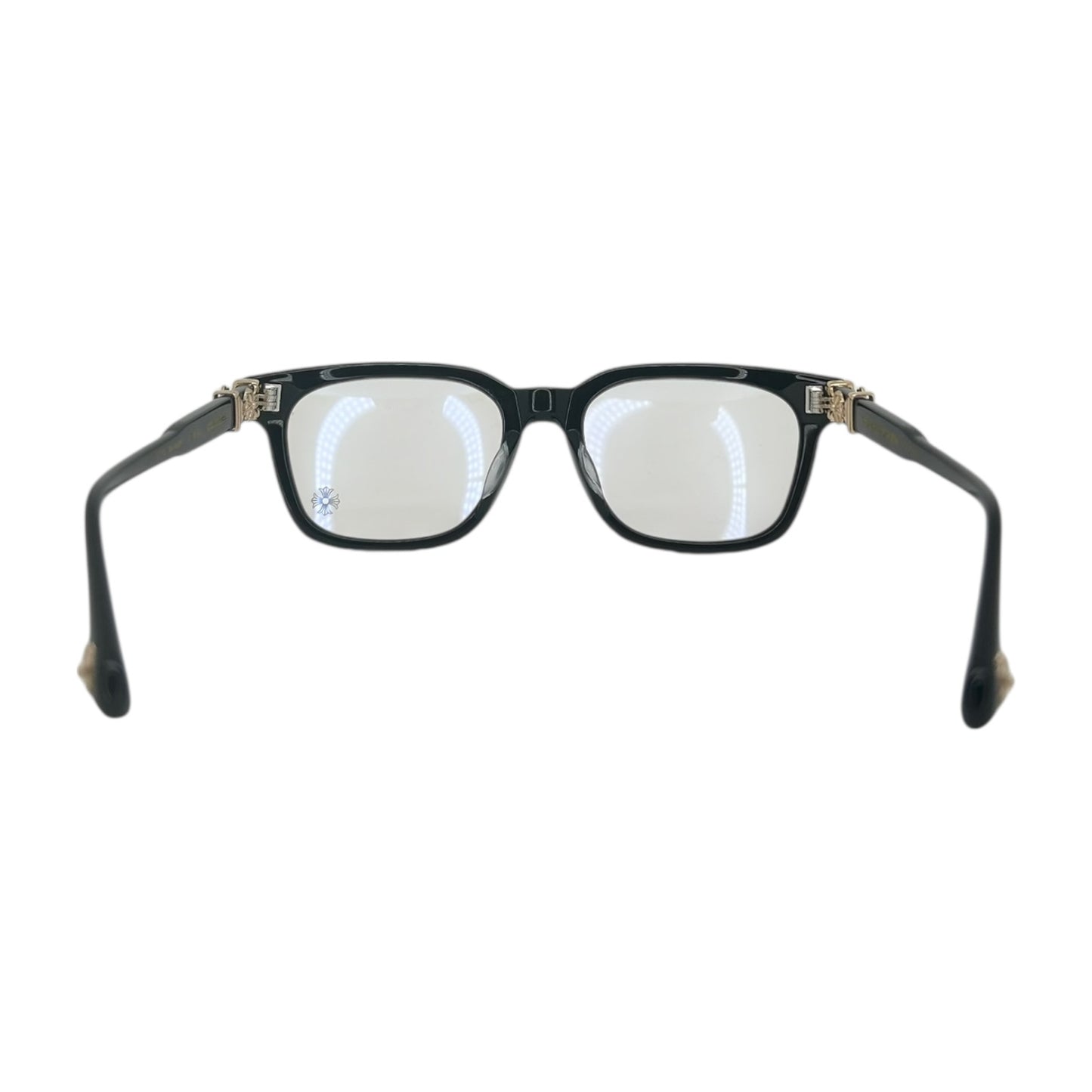 CHROME HEARTS COX UCKER BLACK GOLD SUNGLASSES