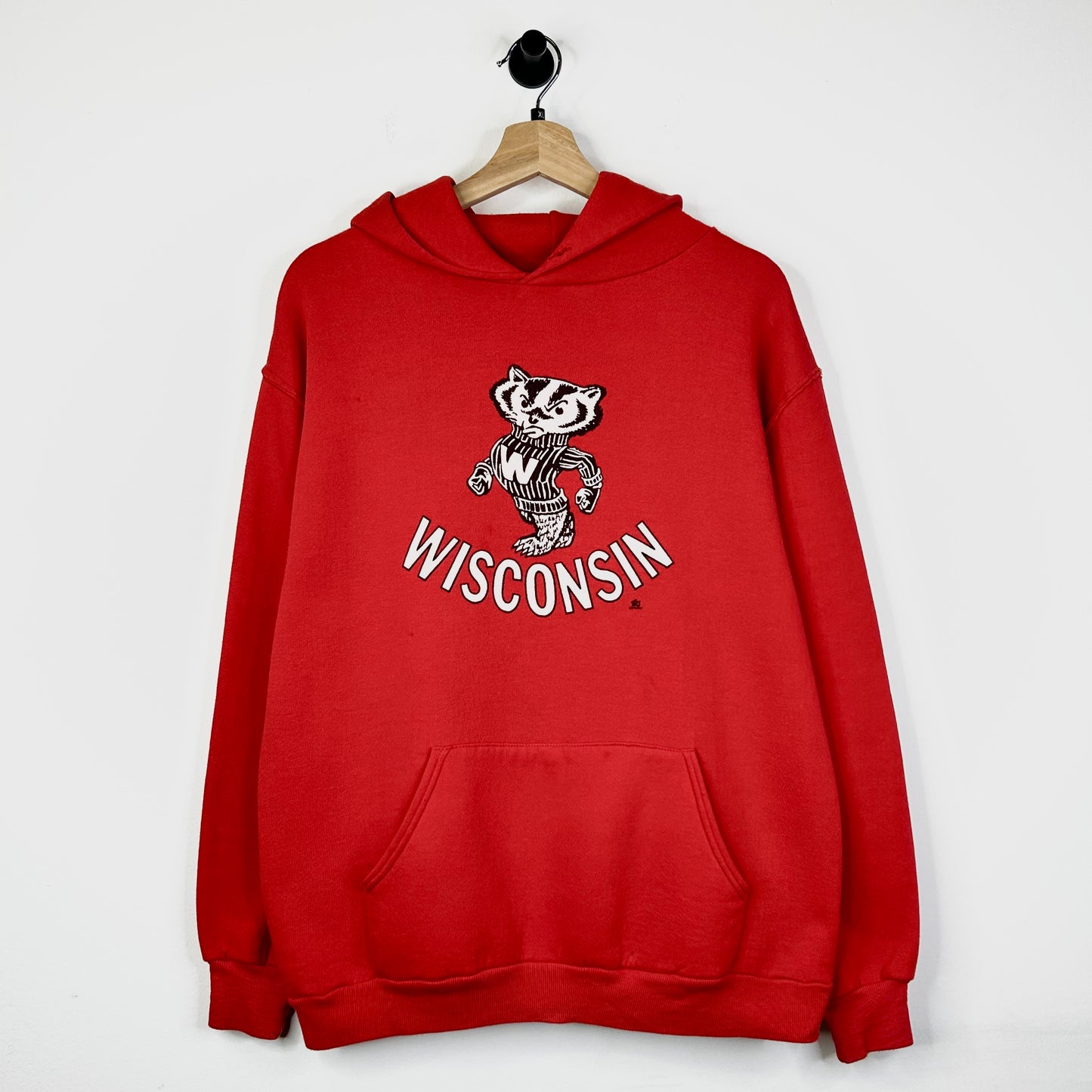 RUSSEL WISCONSIN BADGERS CLASSIC PULLOVER HOODIE