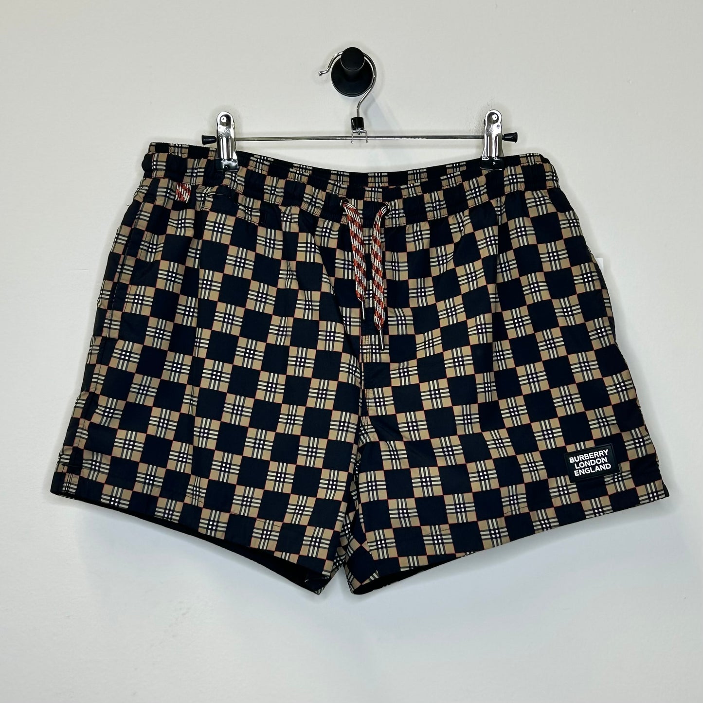 BURBERRY CHECKERBOARD SWIM SHORTS