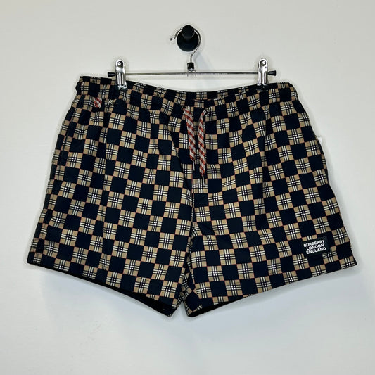 BURBERRY CHECKERBOARD SWIM SHORTS