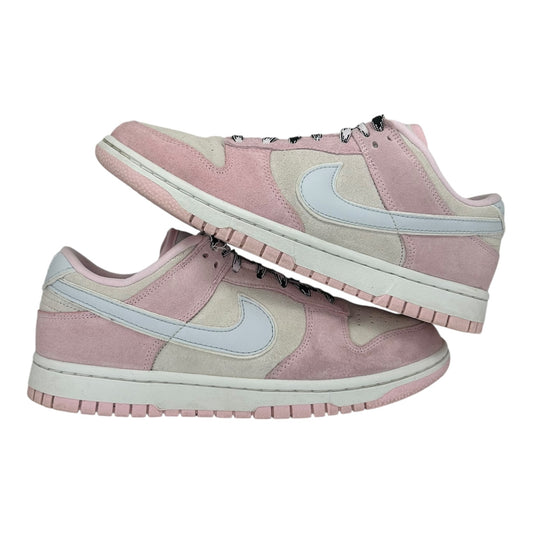 PREOWNED WOMENS NIKE DUNK LOW PINK/WHITE