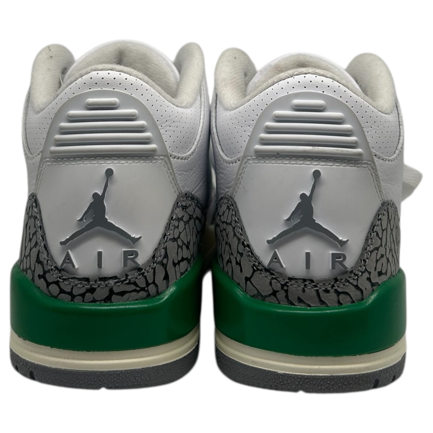 PREOWNED JORDAN 3 LUCKY GREEN SIZE 5Y