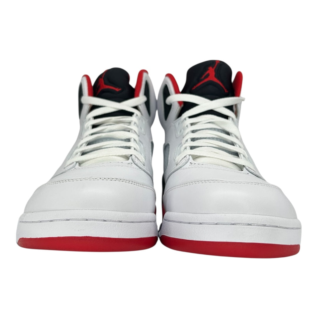 PREOWNED JORDAN 5 FIRE RED BLACK TONGUE