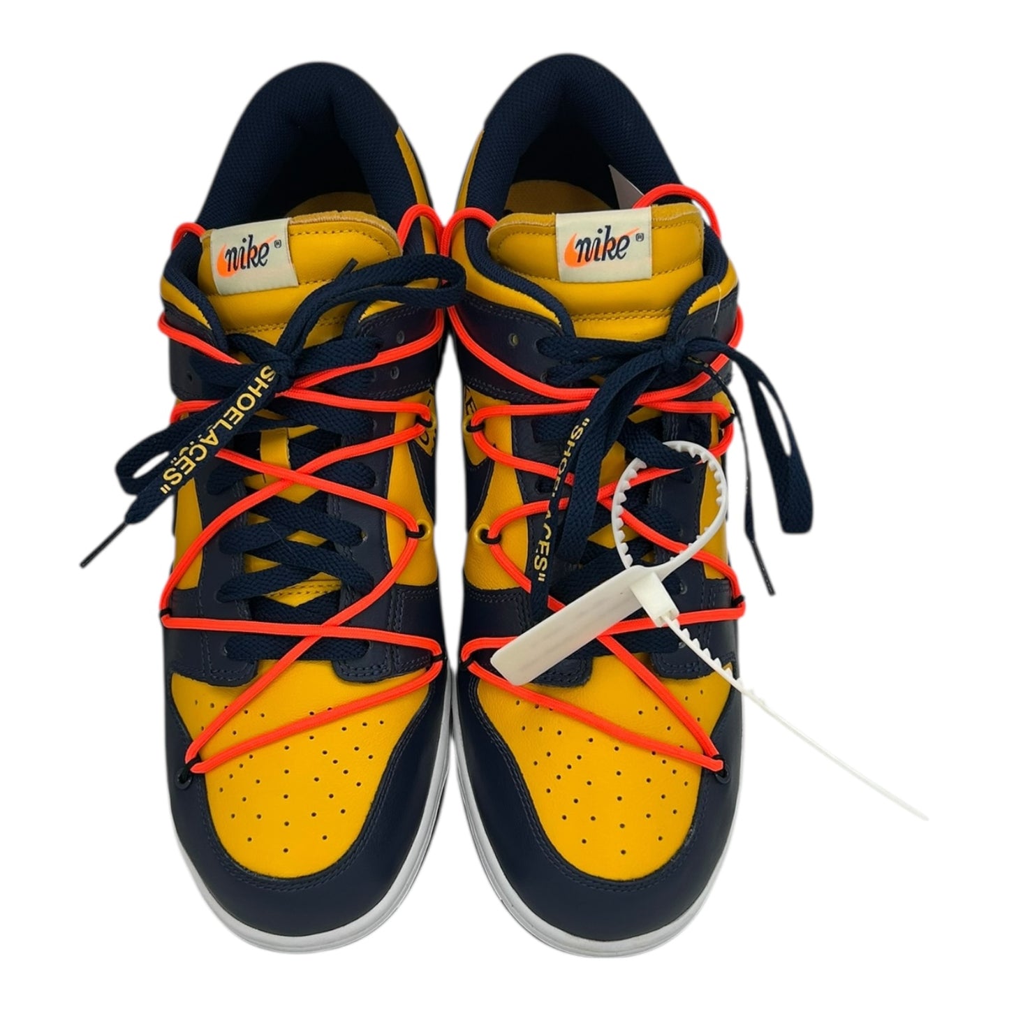 PREOWNED NIKE DUNK LOW OFF-WHITE UNIVERSITY GOLD