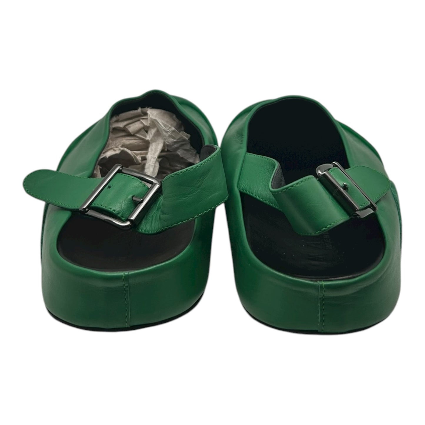 PREOWNED MARNI GREEN DADA SANDALS