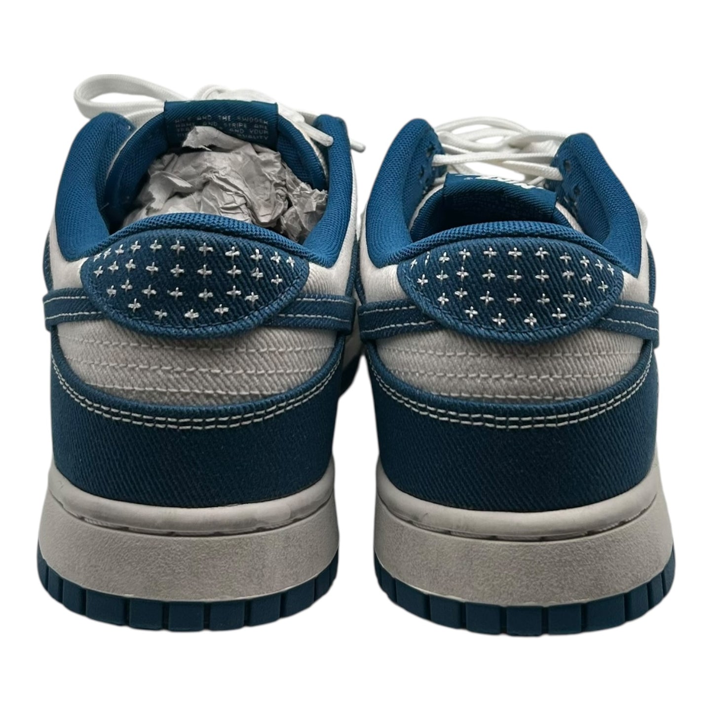 PREOWNED NIKE DUNK LOW INDUSTRIAL BLUE SASHIKO