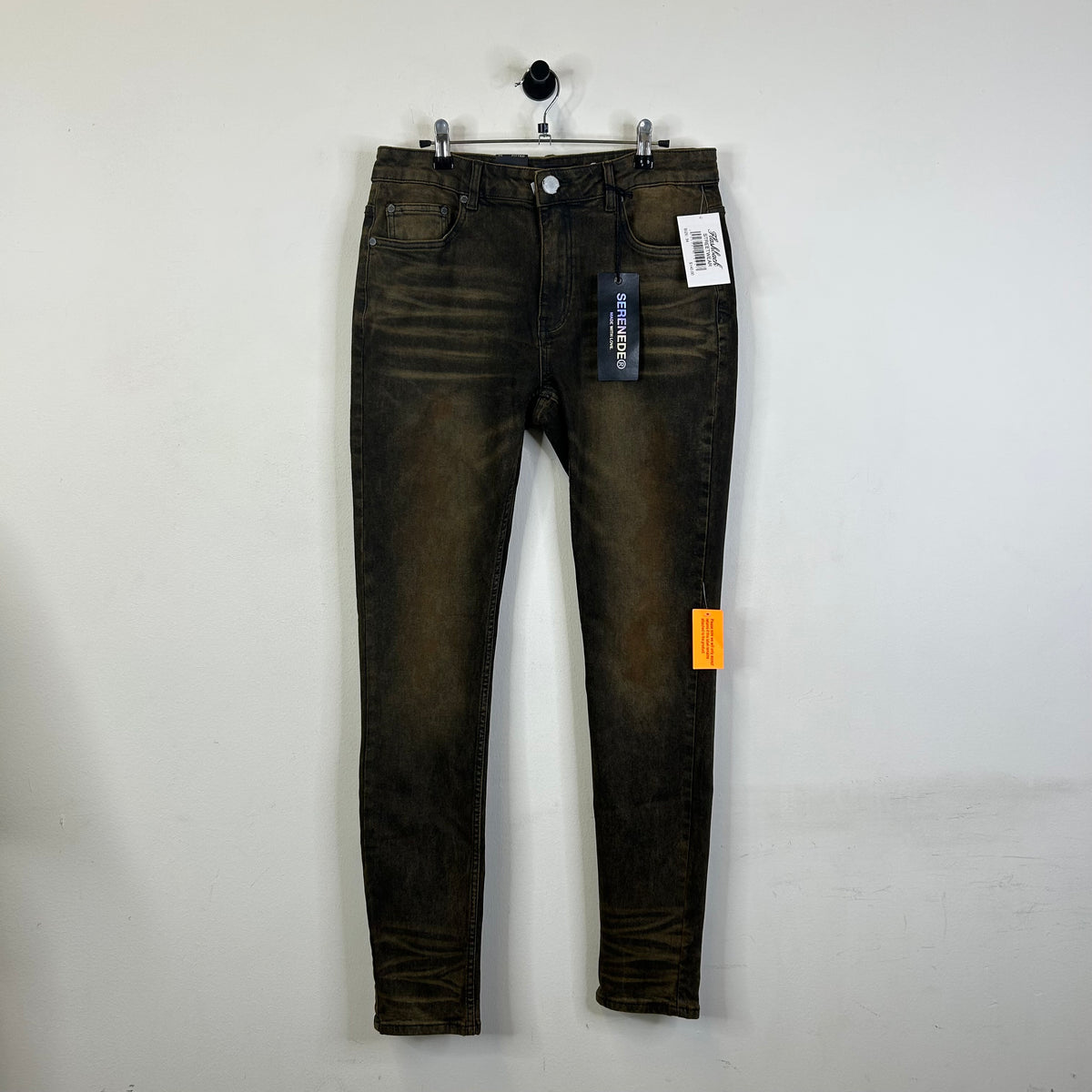 SERENEDE FITTED DENIM BLACK/RUST