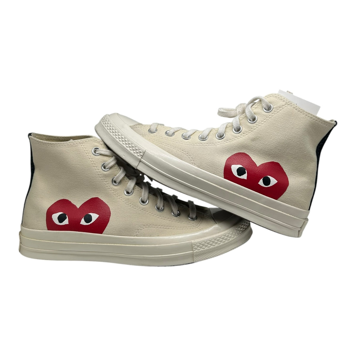 PREOWNED CONVERSE CHUCK TAYLOR ALL STAR 70 HI COMME DES GARCONS PLAY