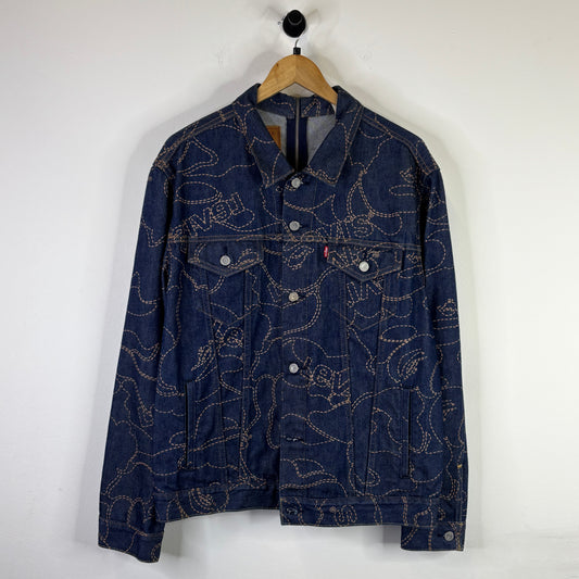 LEVI BAPE DENIM TRUCKER JACKET
