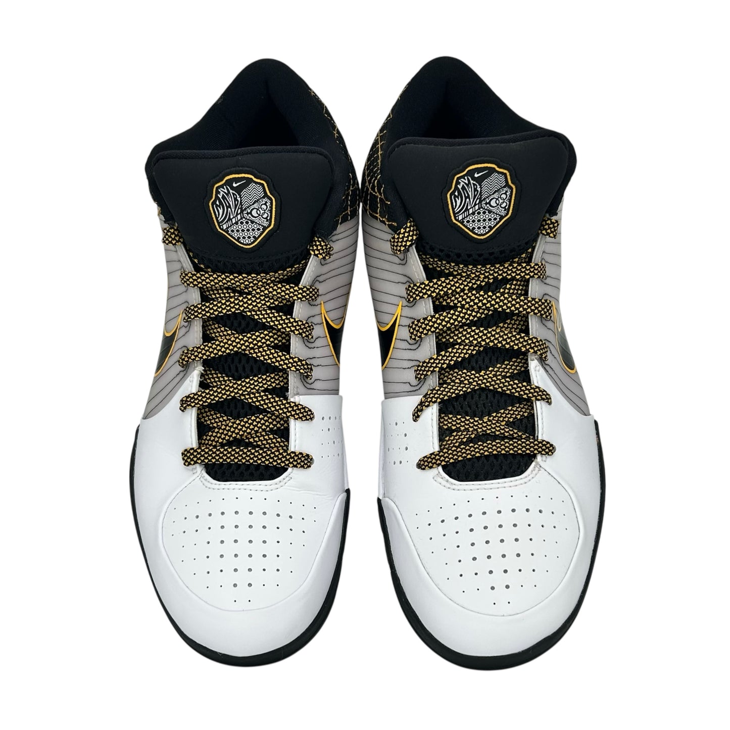 PREOWNED KOBE 4 PROTRO WHITE BLACK DEL SOL