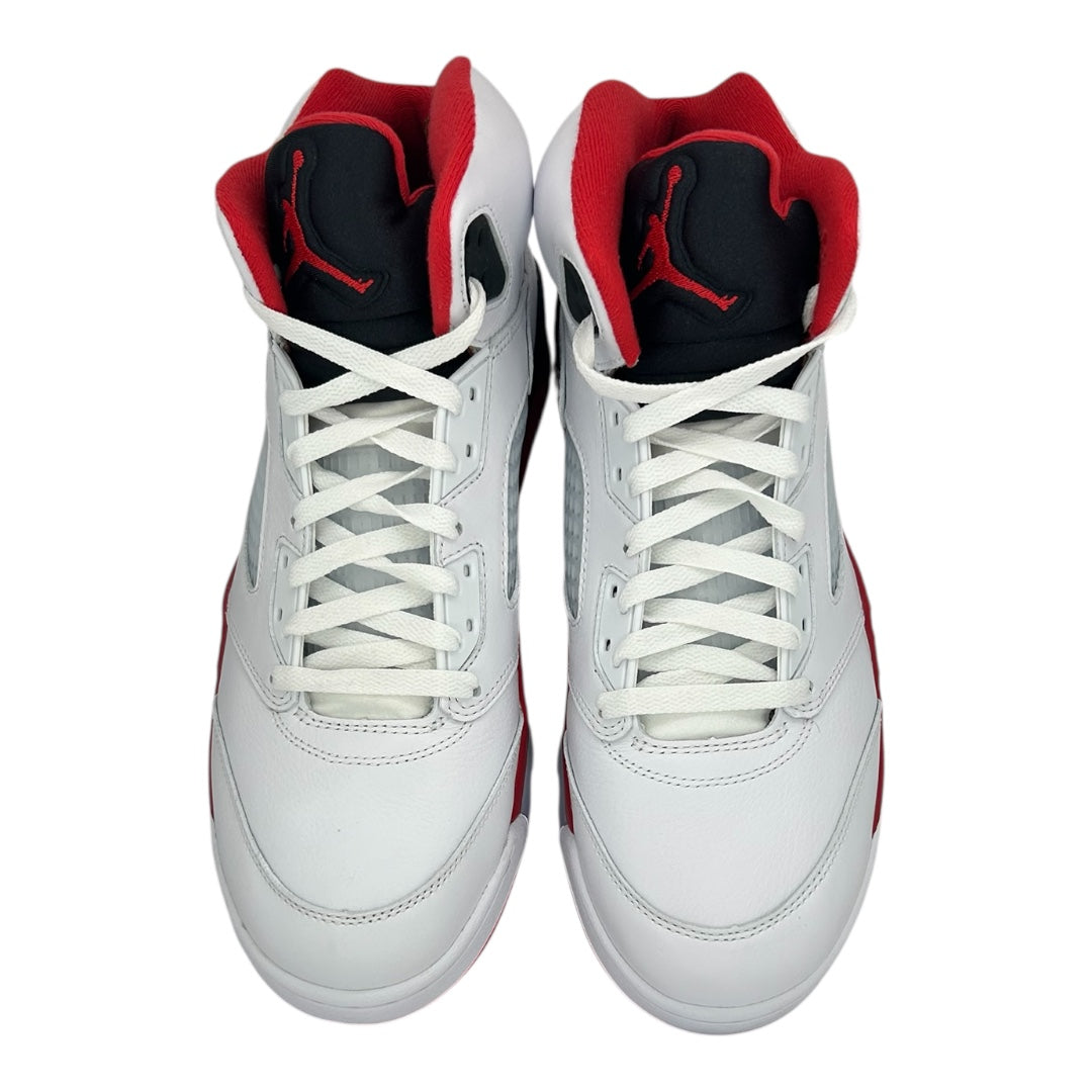 PREOWNED JORDAN 5 FIRE RED BLACK TONGUE