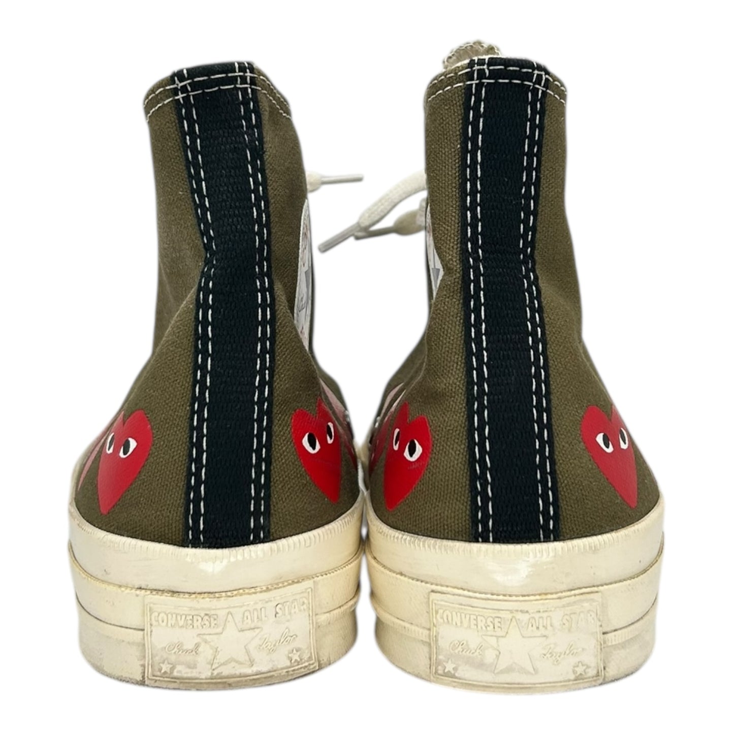 PREOWEND CONVERSE ALL STAR 70 CDG MUTI HEART GREEN