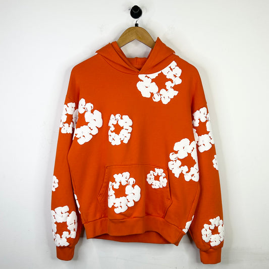 DENIM TEARS WHITE/ORANGE WREATH HOODIE