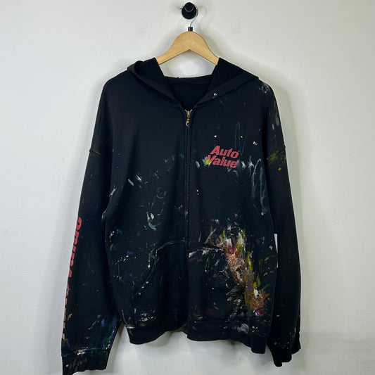 AUTO VALUE PAINT SPLATTER ZIP UP