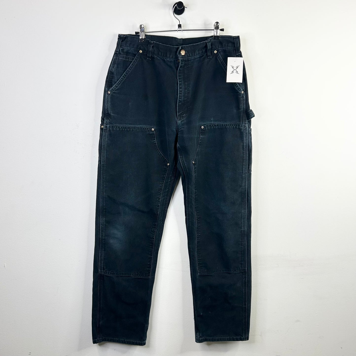 CARHARTT BLACK DOUBLE KNEE