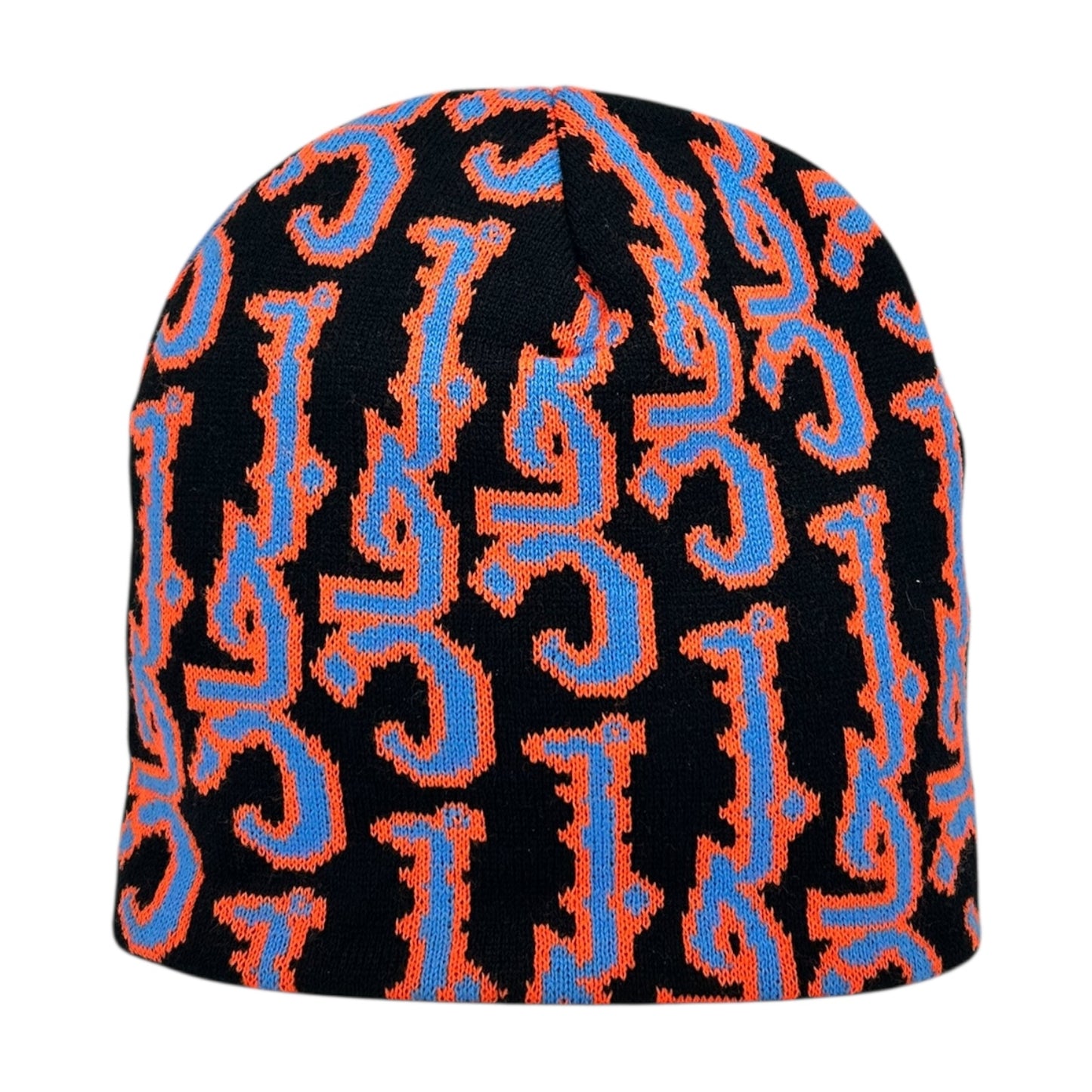 SUPREME ARABIC JACQUARD BLACK BEANIE