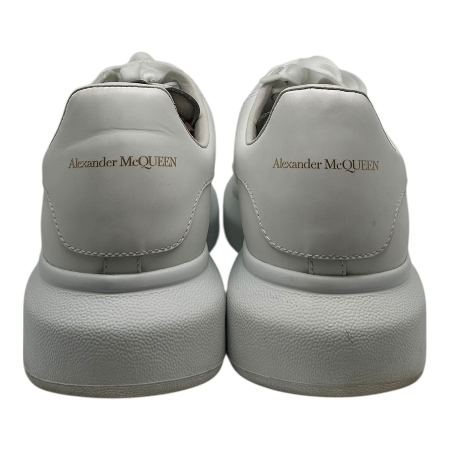 PREOWNED ALEXANDER MCQUEEN TRIPLE WHITE