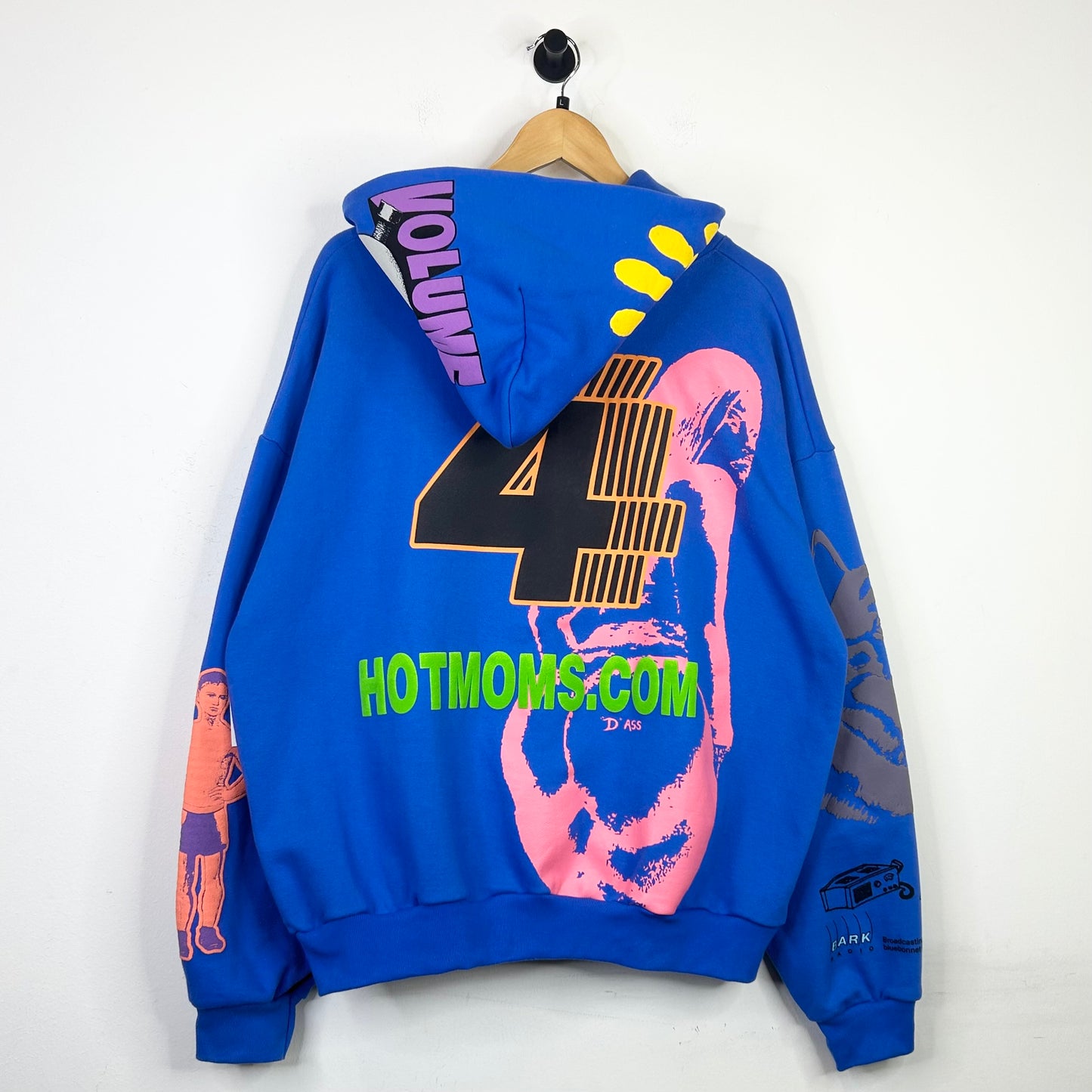 DRAKE FATD BLUE HOODIE BLUE FOR THE DOGS BIG AS THE WHAT TOUR MERCH
